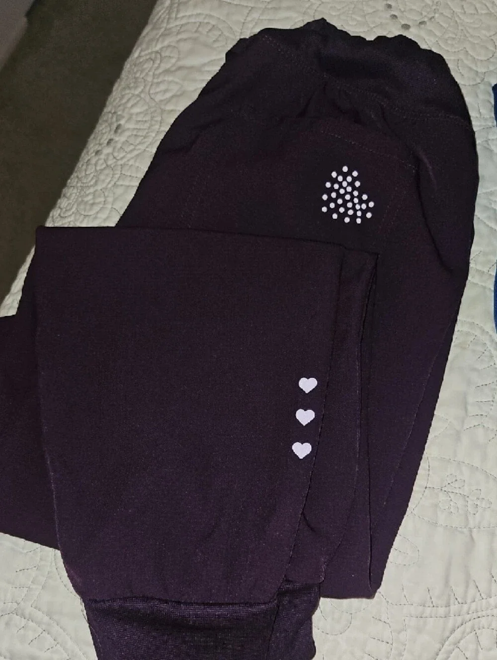 HeartSoul Women's Deep Purple Drawstring Jogger Pants - Picture 7 of 8